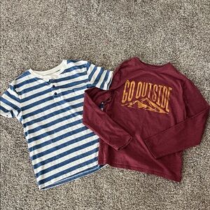 Bundle of 2 Boys Cat & Jack Shirts